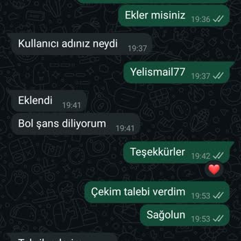 Kazanç Sonrası Çekim İşlemi Gerçekleştirilmiyor Ve Destek Sağlanmıyor