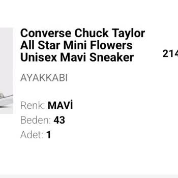 Aldığım Converse Ayakkabıda Beklenen Chuck Taylor Logosu Yok