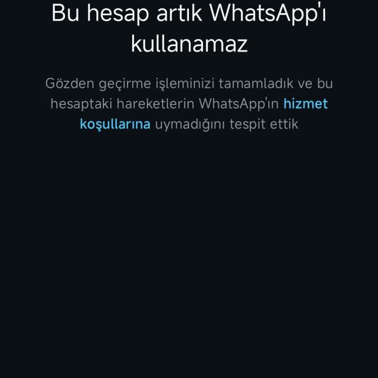 WhatsApp Yeni Numaramı Sebepsiz Engelledi İşim Aksadı