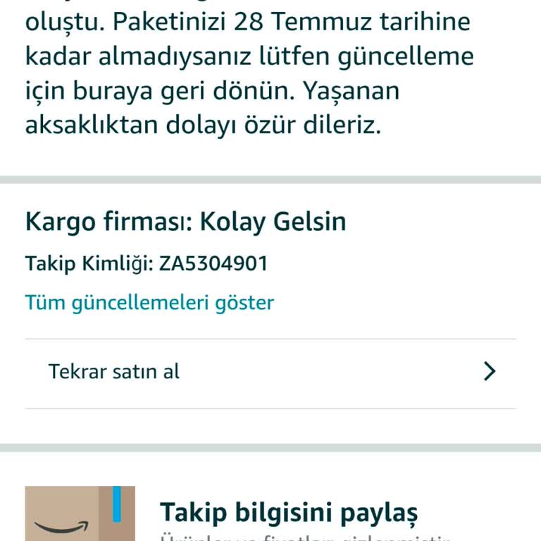 Amazon'un Kargo Sorunlarına Duyarsız Kalması Müşteriyi Mağdur Ediyor
