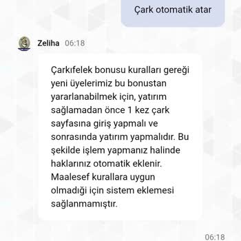 Bonus Ve Çark Kodu Vaatleri Yerine Getirilmiyor, Müşteri Mağdur Ediliyor