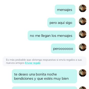 Problemas con entrega de mensajes en BigoLive, solicito solución