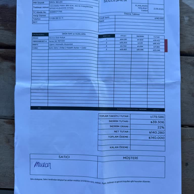 Çetmen Kuşadası'ndan Alınan Ürünlerde Gecikme Ve Hasar Sorunu