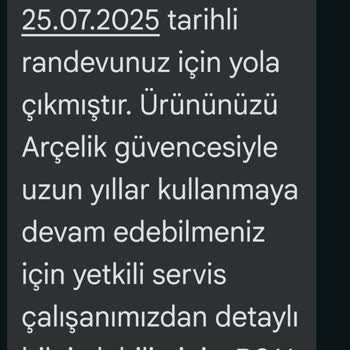 Arçelik Servisi Randevuya Gelmiyor, Sorun Çözülmüyor