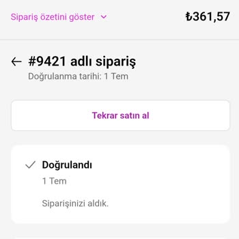 Siparişimin Kargoya Verilmemesi Ve Yetersiz Müşteri Hizmeti
