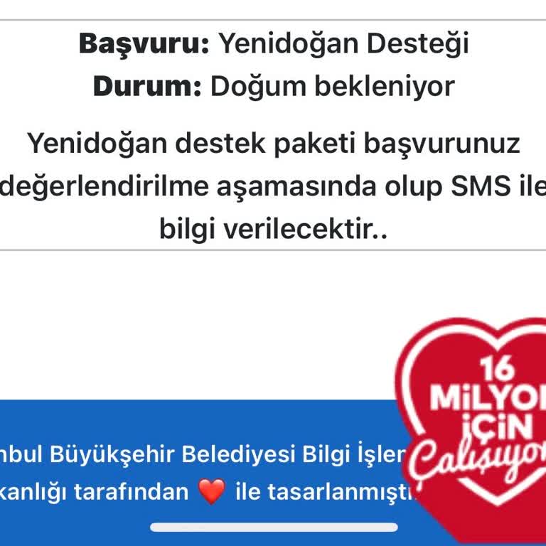 İhtiyaç Sahibi Olduğum Halde Yenidoğan Paketi Onaylanmadı