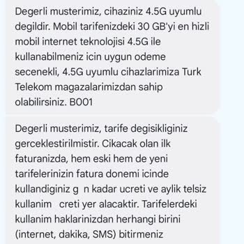 Tarife Değişikliğinde Yanıltıcı Bilgilendirme Ve Mağduriyet