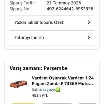 Amazon Aynı Ürün İki Kez İptal Edildi Ve Stokta Görünmeye Devam Etti