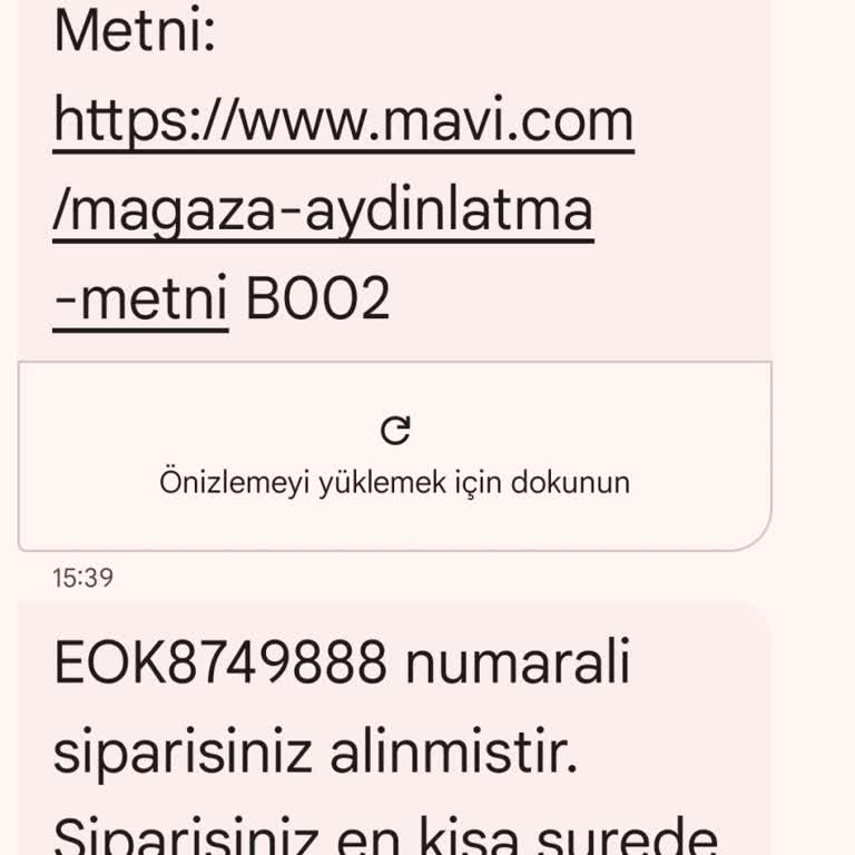 Mavi Jeans'den Sipariş Edilen Ürün Mağazaya Zamanında Ulaştırılmadı