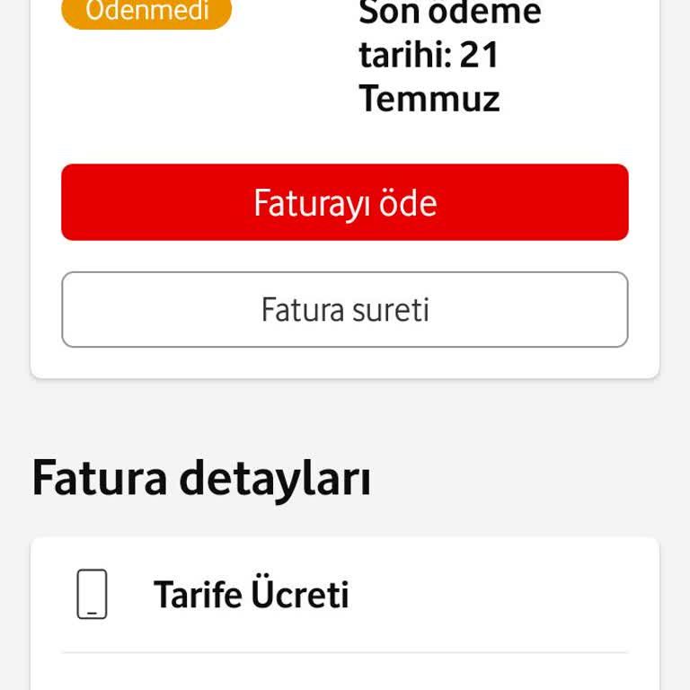 Vodafone Fatura Borcum Görünmüyor Ödeme Yapamıyorum