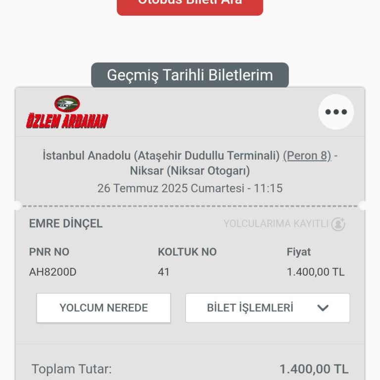 Bilet Aldığım Firmanın İletişimsizliği Ve Mağduriyetim