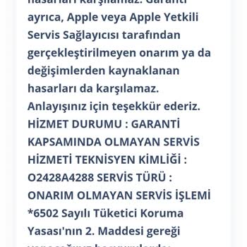Garanti Süresi Devam Eden İphone 13'üm Haksız Şekilde Garanti Dışına Çıkarıldı