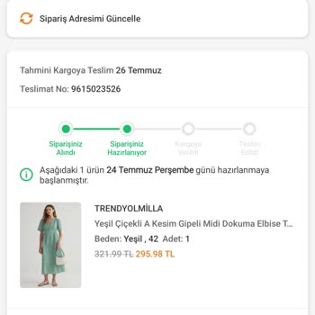 Trendyolmilla Siparişim Gönderilmiyor Asistan İse Cevap Vermiyor