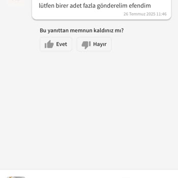 Garanti Sonrası Eksik Ve Alakasız Ürün Gönderimi Mağduriyeti