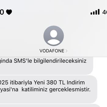 Vodafone Taahhüt Fiyatı Söz Verilenden Farklı Çıktı