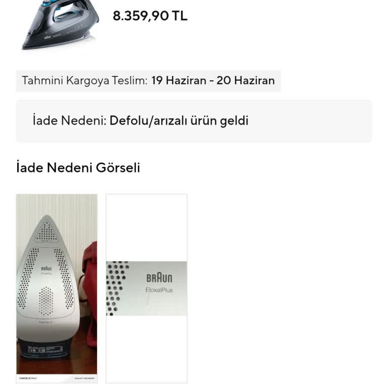 Beymen’den Alınan Defolu Ütü İçin İade Sürecinde Uzayan Gecikme Ve İlgisizlik