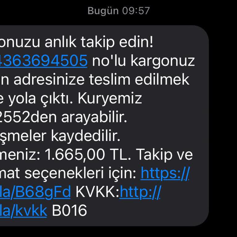 Sipariş Vermediğim Bir Kargonun Teslim Edileceği Bildirimi Hakkında Endişe