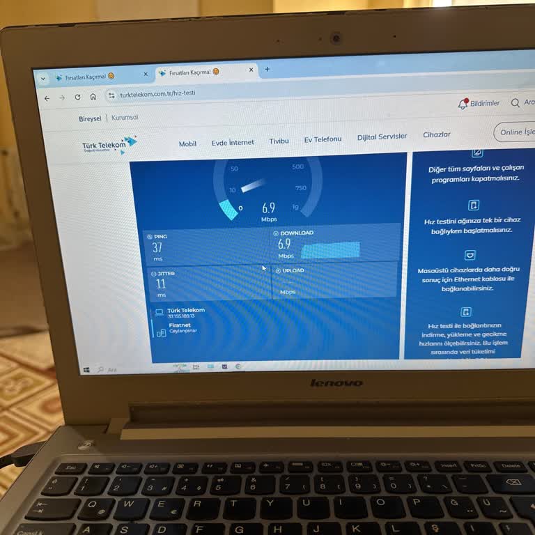 Türk Telekom Müşteri Hizmetleri İlgisizliği Ve Düşük İnternet Hızı Mağduriyeti