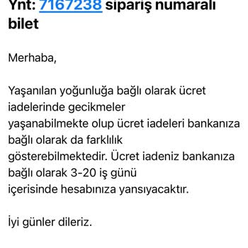 Bilet İadesinde Süreç Uzadı, Mağduriyetim Giderilmiyor