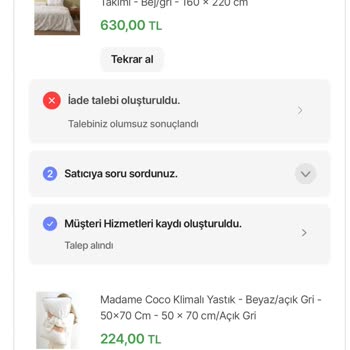 Eksik Gönderilen Ürün Ve İade Sorunu: Mağduriyetimin Giderilmesini Bekliyorum