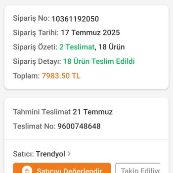 Eksik Ürün Teslimatı Ve İade Sürecindeki Gecikme Mağduriyeti