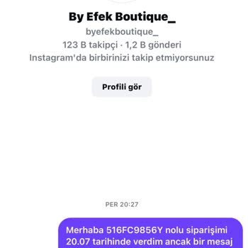 Siparişimle İlgili Hiçbir Şekilde Bilgilendirilmedim