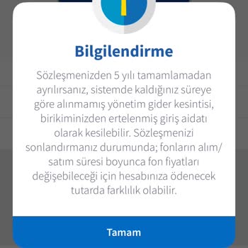 BES'ten Ayrılırken Yüksek Yönetim Masrafı Ve Kesintilerden Şikayetçiyim