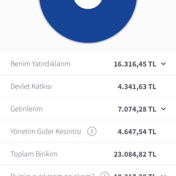 BES'ten Ayrılırken Yüksek Yönetim Masrafı Ve Kesintilerden Şikayetçiyim