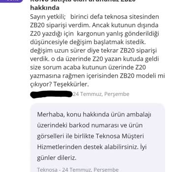 Yanlış Bisiklet Modeli Gönderimi Ve İlgisiz Müşteri Hizmeti