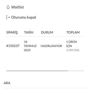 Sipariş Verildi, Ürün Gönderilmedi Ve Müşteri Hizmeti Yanıt Vermiyor