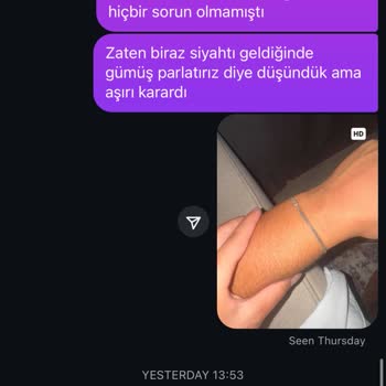Aldığım Bileklik Kararmış Çıktı, Markadan Dönüş Alamıyorum