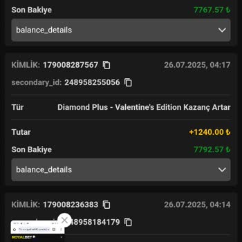 Royalbet Kazancım Hesabımdan Eksildi, Açıklama Yapılmadı