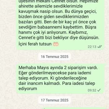 Siparişim Teslim Edilmedi, İletişim Kurulamıyor Ve Mağduriyetim Giderilmiyor