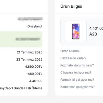 EasyCep Ödeme Vaadini Yerine Getirmedi Mağduriyet Yaşıyorum