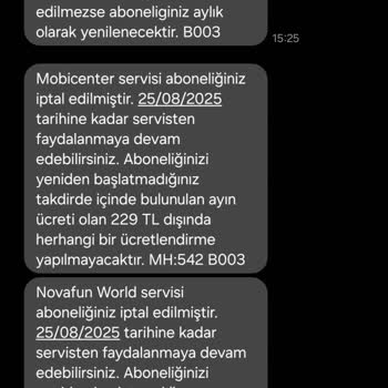 Vodafone Mobil Ödeme İzinsiz Faturalandırma Sorunu