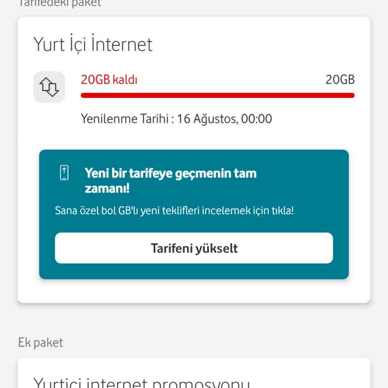 Vodafone Hediye İnternet Kullanılamıyor, Pişmanlık Yaşıyorum