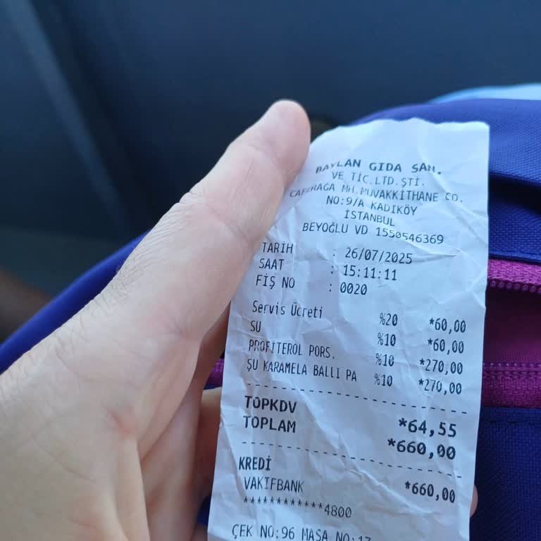 Baylan Pastanesi'nde Haksız Su Ücreti Ve Saygısız Davranış