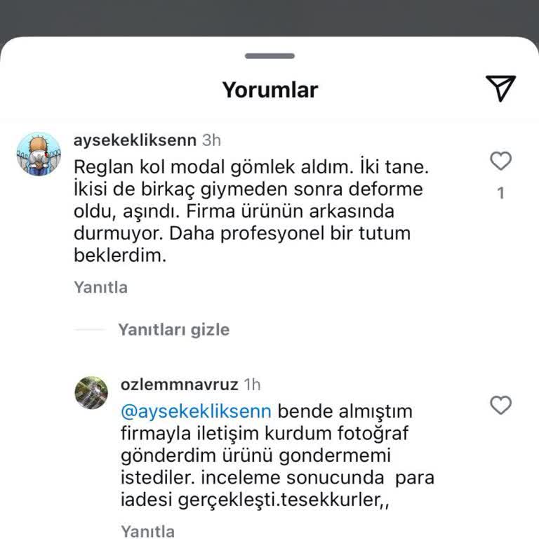 Aldığım Tunikler Hızla Yıprandı, Şikayetim Dikkate Alınmadı!