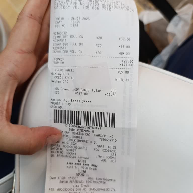 Rossmann Çalışanının Saygısız Ve Kaba Davranışıyla Karşılaştım