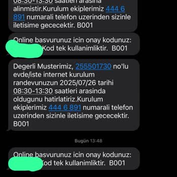 Randevu Saatine Uyulmadan İnternet Kurulumunun Geciktirilmesi Ve Müşteri Hizmetleri İlgisizliği