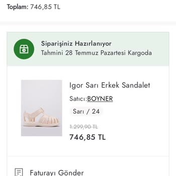 Yanlış Renk Bilgisiyle Gönderilen Ayakkabı Ve İptal Sonrası Mağduriyet