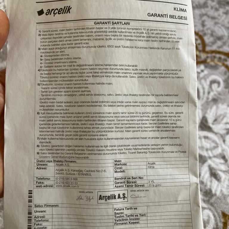 Arçelik 18 BTU İnverter Klimadan Bekleneni Alamamak Hayal Kırıklığı Yarattı