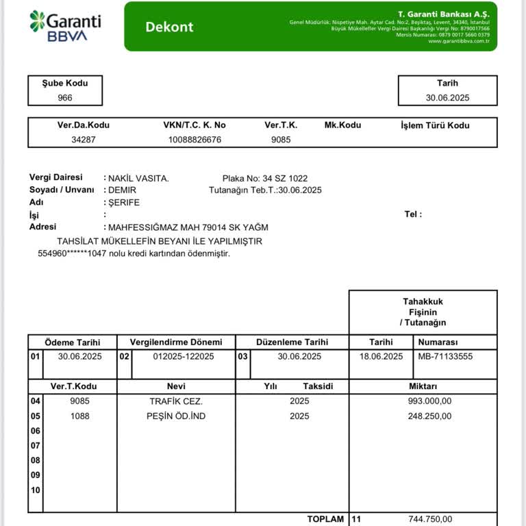 Yanlış Girilen Trafik Cezası Tutarı Nedeniyle Mağduriyet Ve İade Sorunu