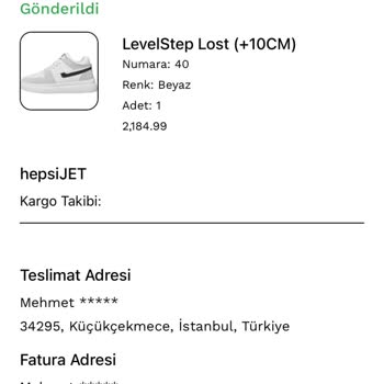 10 Gündür Beklenen Ayakkabı Ne Kargoda Ne İadede!