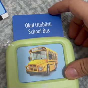 Let’s Be Child Türkçe İngilizce Eğitici Kartlarda Hata Var!