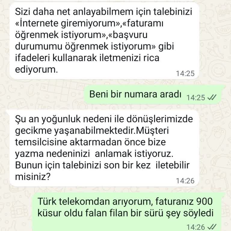 Müşteri Hizmetlerine Ulaşamıyor, Faturam İki Katına Çıktı