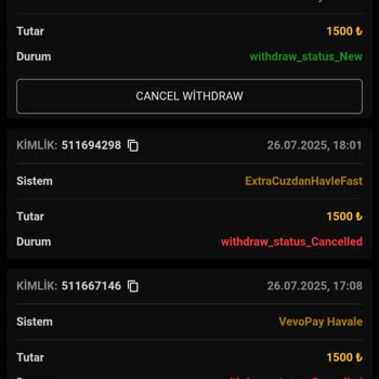 Deneme Bonusu Kazancım Ödenmedi, Çekim Talebim Beklemede
