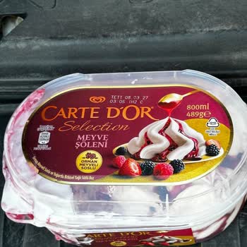 Dondurma Siparişim Eriyik Ve Hasarlı Teslim Edildi, Destek Alamadım