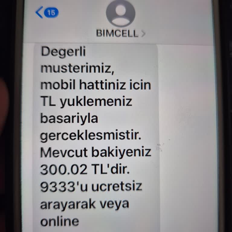 Bimcell Paket Yüklemesi Sonrası Hizmet Ve İletişim Sorunu