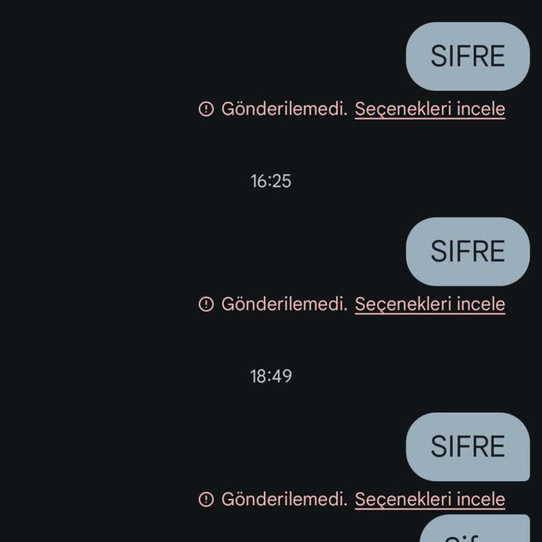 Türk Telekom 9520'ye SMS Gönderememe Ve Şifre Alamama Sorunu
